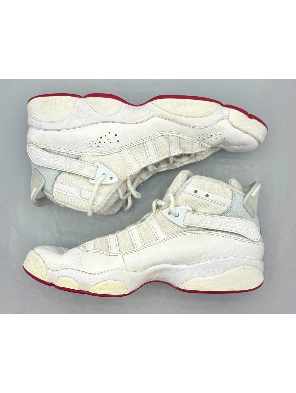 Nike Air Jordan 6 Rings GS Shoes Sneaker White Hibiscus Youth 323419-116 Size 7Y